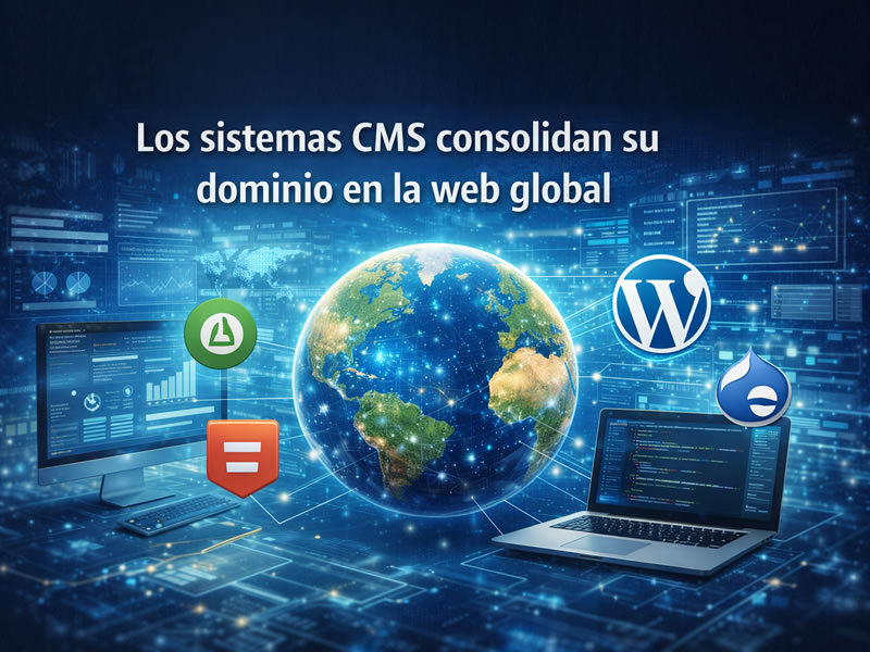 Los sistemas de gestión de contenidos mandan en internet.